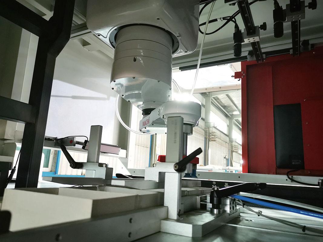 آلة تصنيع صناديق صلبة تلقائية مخصصة مع نظام تحكم PLC لتحسين إنتاج والتغليف والتحكم