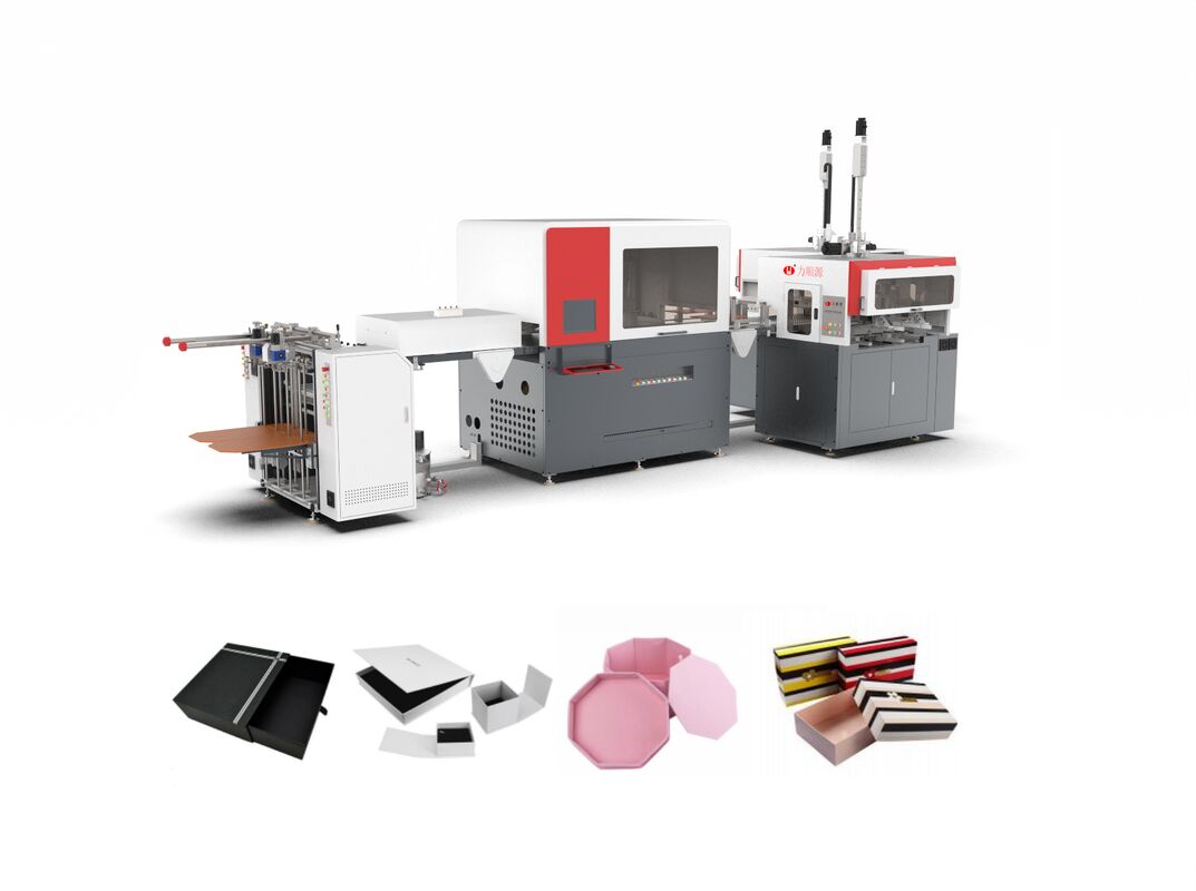 آلة تصنيع صناديق صلبة تلقائية مخصصة مع نظام تحكم PLC لتحسين إنتاج والتغليف والتحكم