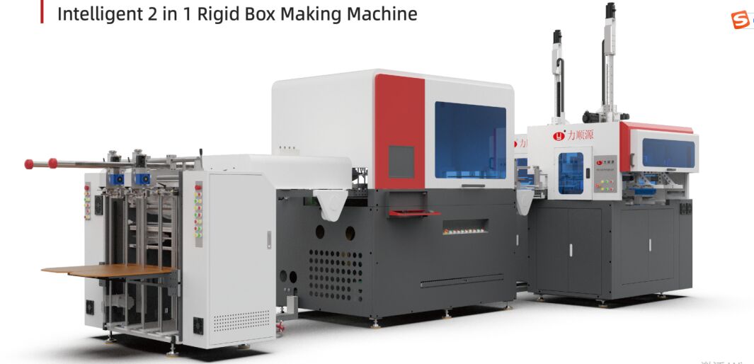 LY- HB3000B Intelligent 2 In 1 High Speed Rigid Box Making Machine （Within Bubble Pressing）Rigid Box Machine /Duplex Box Making Machine/Automatic rigid box making machine/Packing box making machine/