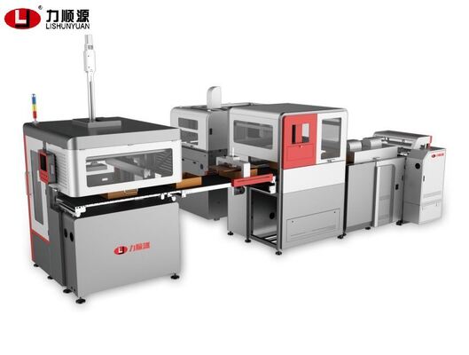 LY-HB1200CN خط إنتاج الصندوق الصلب الذكي عالي السرعة 20-30pcs / Min